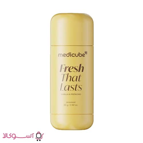 دئودورانت استیکی مدیکوب مدل Vanilla & Pistachio وزن 83 گرم