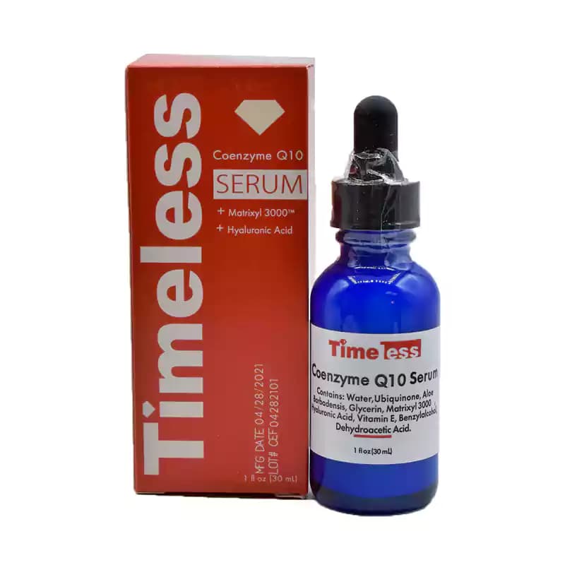 سرم بوتاکس قوی و هیالورونیک اسید (30 میل) تایملس قرمز coenzyme Q10 TIMELESS (جعبه معیوب) — تصویر ۲