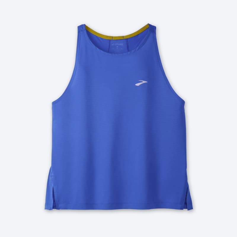 تاپ ورزشی زنانه بروکس Brooks Sprint Free tank آبی کاربنی