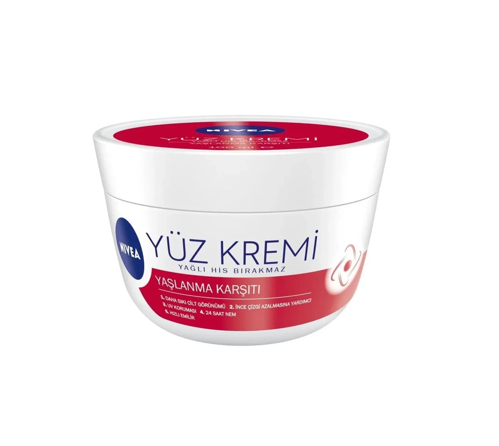 کرم پنج کاره کاسه ای Yuz Kremi ضد پیری صورت 100 میلی لیتر نیوا NIVEA