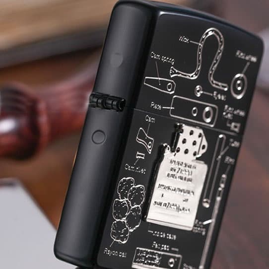فندک زیپو کاستوم | ZIPPO ANATOMY 2BK ANT — تصویر ۴