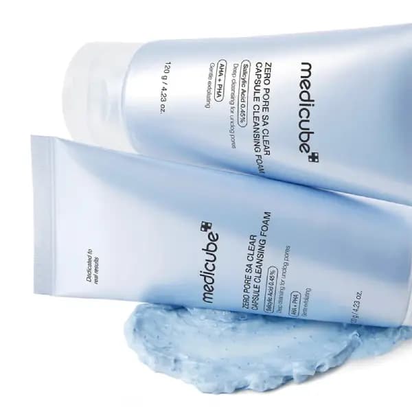فوم شوینده کپسولی سالیسیلیک اسید مدیکوب Zero Pore SA Clear Capsule Cleansing Foam — تصویر ۷