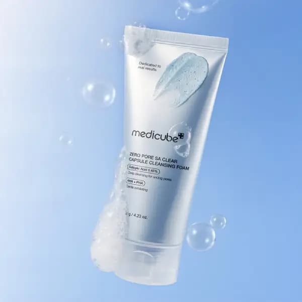 فوم شوینده کپسولی سالیسیلیک اسید مدیکوب Zero Pore SA Clear Capsule Cleansing Foam — تصویر ۴