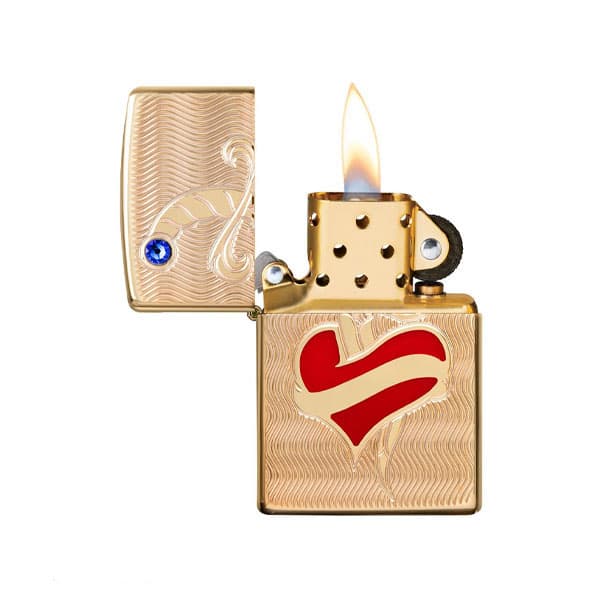 فندک زیپو اصل 49303 | Zippo Heart and Sword Design — تصویر ۵