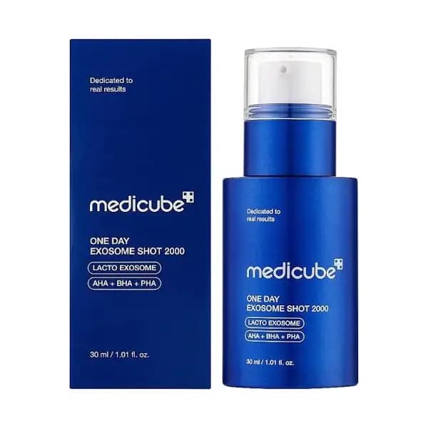 سرم صورت میکرونیدلینگ PDRN و اگزوزوم مدیکوب One Day Exosome Shot 2000 Medicube PDRN Pink Collagen Exosome Shot 2000 — تصویر ۴