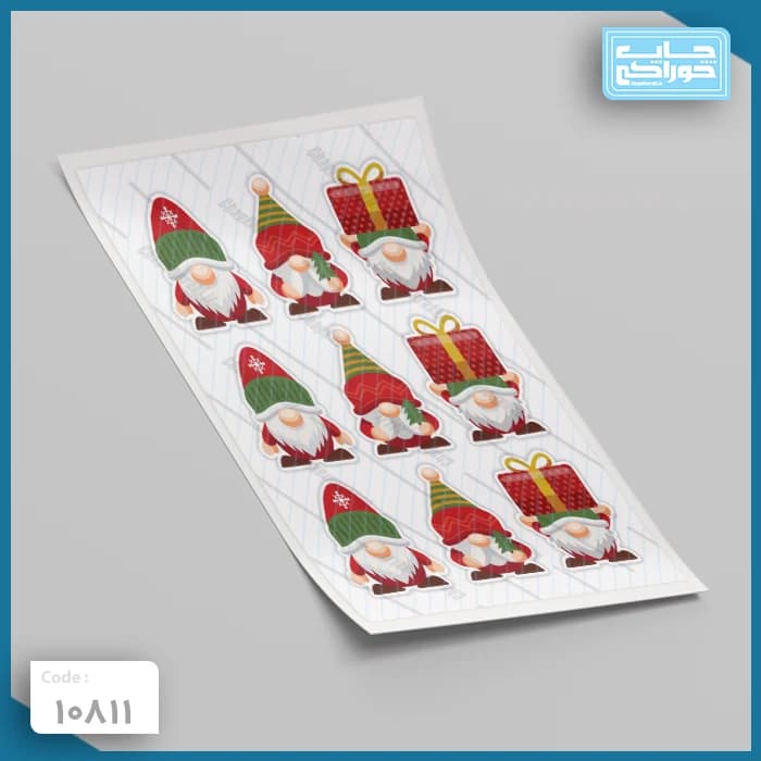 چاپ خوراکی بابا نوئل کد 10811