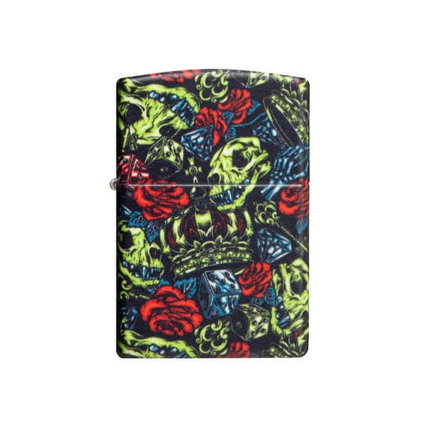 فندک زیپو اصل 49696 | Zippo Skull Crown Design — تصویر ۴
