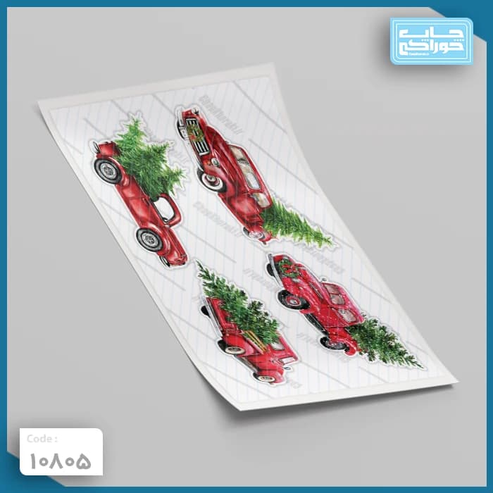 چاپ خوراکی کریسمس کد 10805
