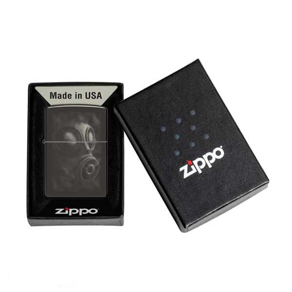فندک زیپو اصل 48588 | Zippo Gas Mask Design — تصویر ۲