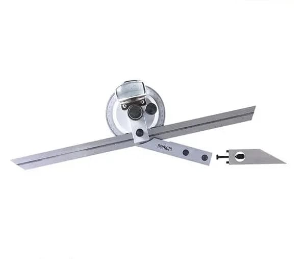 زاویه سنج یونیورسال آسیمتو ذره بین دار مدل 5-06-490