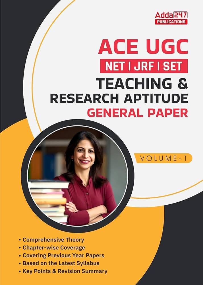 کتاب Teaching and Research Aptitude (استعداد تدریس و تحقیق برای آزمون UGC) نسخه انگلیسی PDF