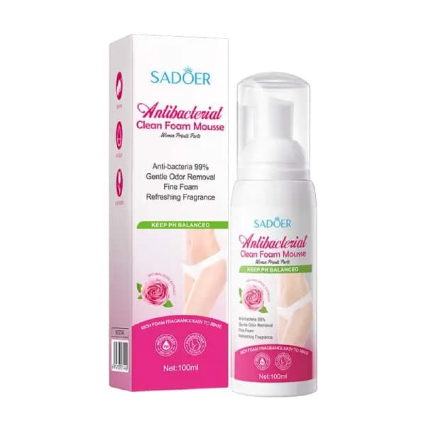 فوم شستشو بیکینی بانوان ضد قارچ و باکتری گل رز سادورSADOER