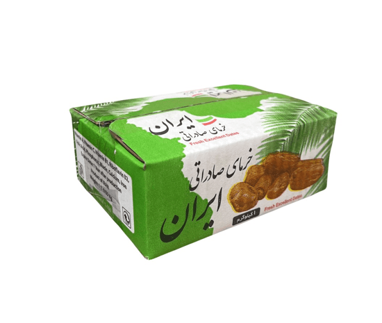 پک سه عددی بسته اقتصادی کارتن 1 کیلویی خرمای شیره دار فشرده — تصویر ۲