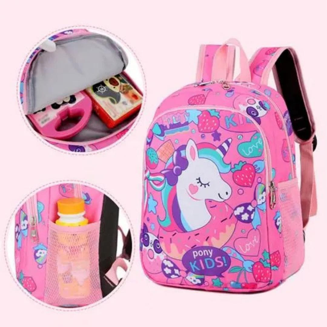 کوله پشتی کیوت یونیکورن مدل PONY KIDS کد BP03 — تصویر ۳