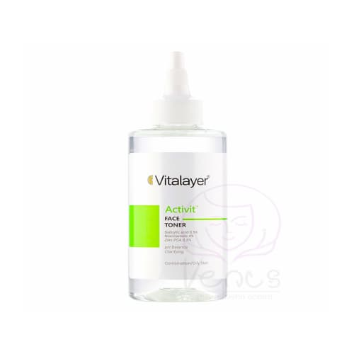 تونر پاک کننده پوست چرب و مختلط ویتالیر VITALAYER