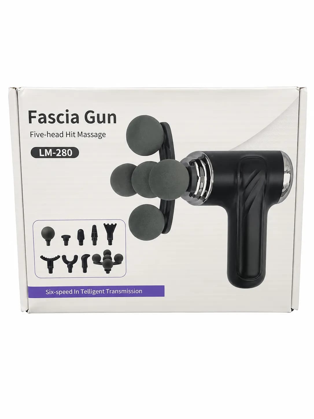 ماساژور تفنگی Fascia Gun LM-280 | ماساژور تفنگی عضلات با 6 سرعت