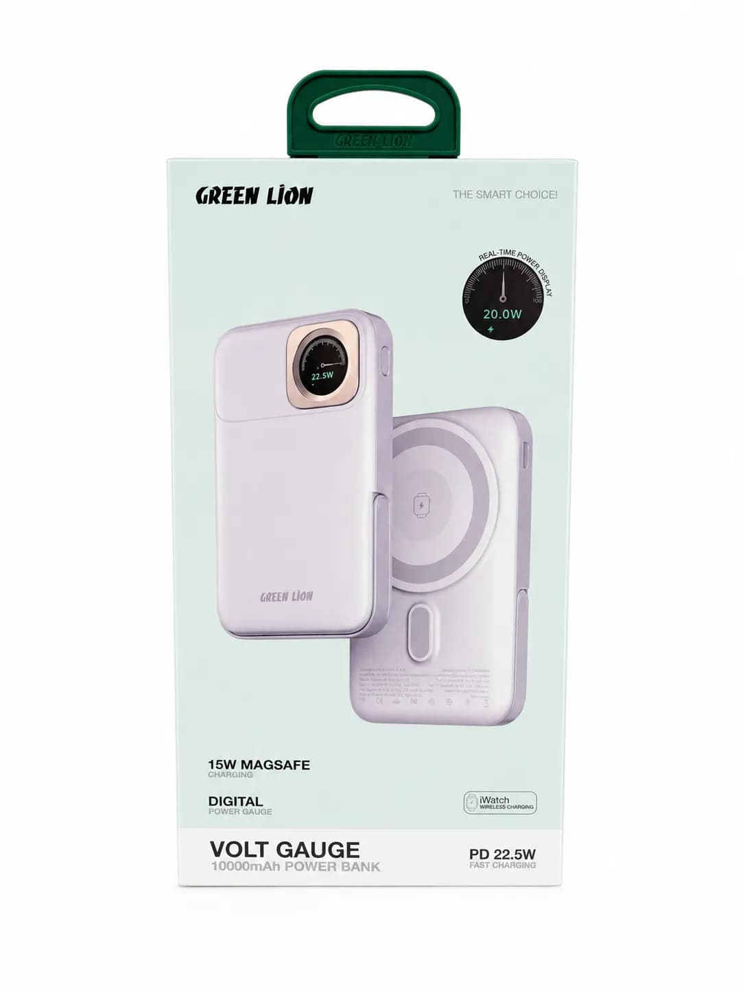 پاوربانک Green Lion Volt Gauge ظرفیت 10000 — تصویر ۲