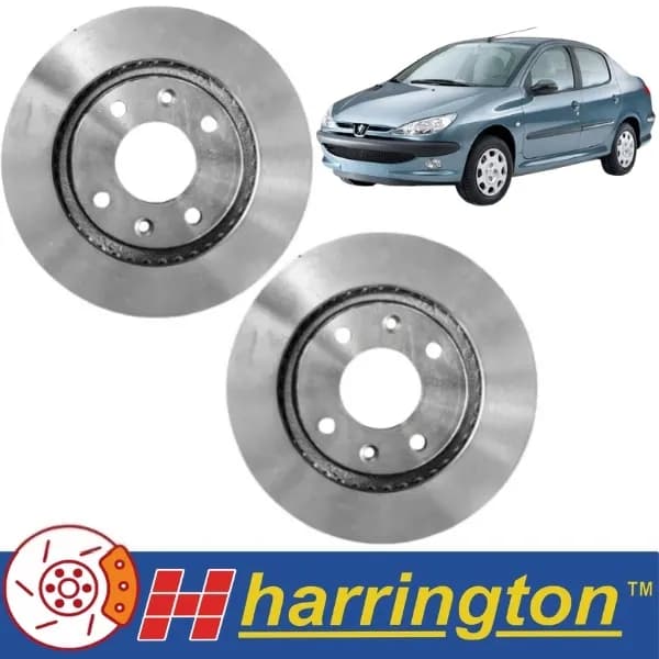دیسک چرخ ترمز جلو پژو 206 صندوق دار هرینگتون (2عددی)