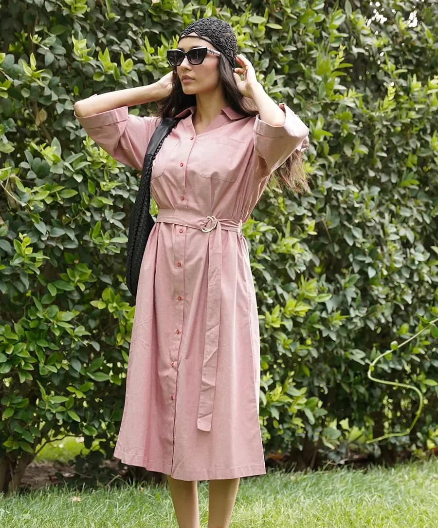 پیراهن زنانه لوکه Lokke کد 00683 — تصویر ۳