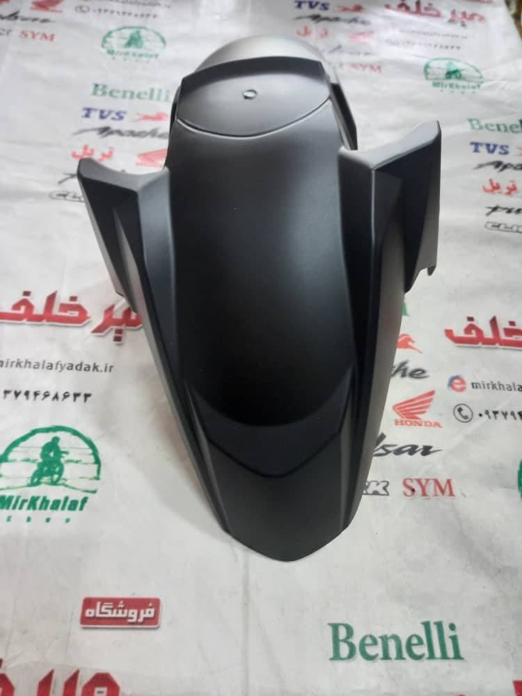 قاب (کاور فلاپ) گلگیر جلو موتور sym لاکی (لوکی) lucky 185 vf3 مشکی مات — تصویر ۲