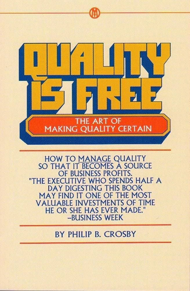 کتاب Quality Is Free (کیفیت رایگان است) نسخه انگلیسی PDF | فیلیپ بی. کرازبی