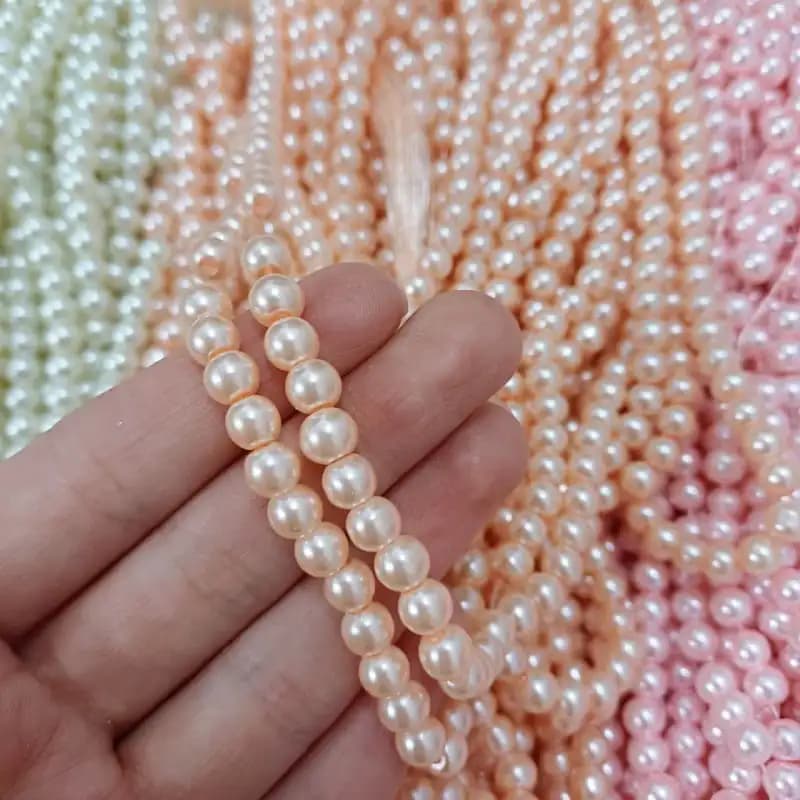 مروارید سنگی گلبهی سایز 6