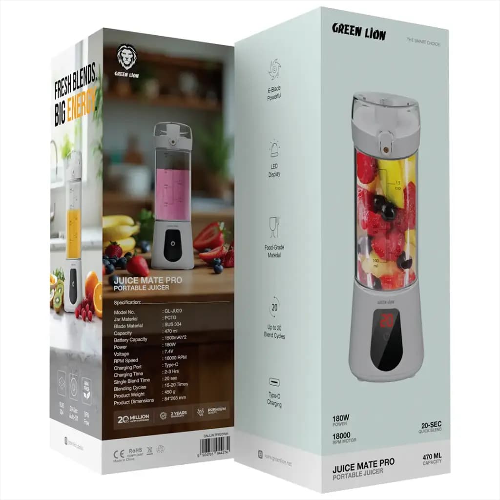 شیکر شارژی گرین لاین مدل JUICE MATE PRO — تصویر ۲