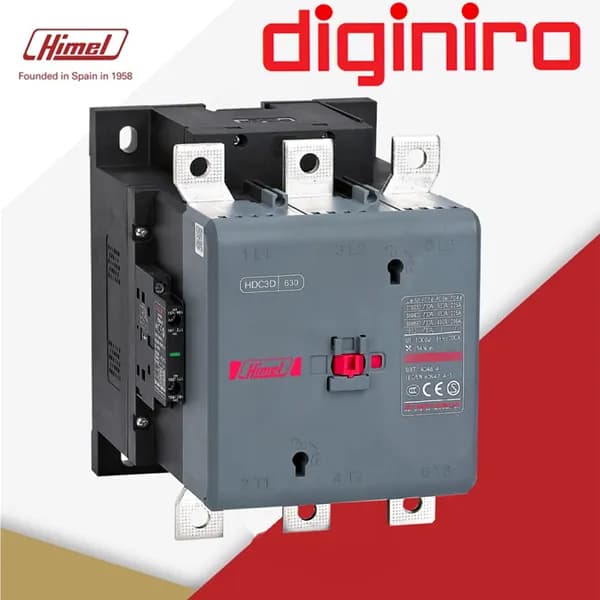 کنتاکتور سه فاز 160 آمپر 220V AC (2 باز_2 بسته) هیمل_HIMEL _ HDC3160M