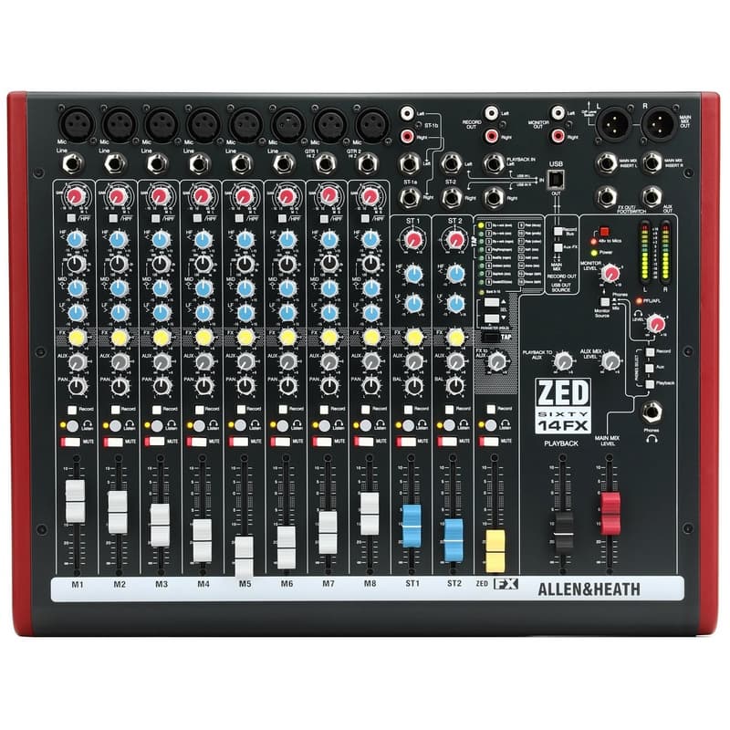 میکسر صدا آنالوگ 14 کانال آلن اند هیت زد اف ایکس ZED60-14FX