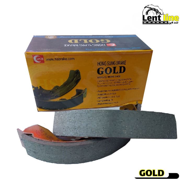 لنت ترمز عقب تیبا 2 برند GOLD — تصویر ۳