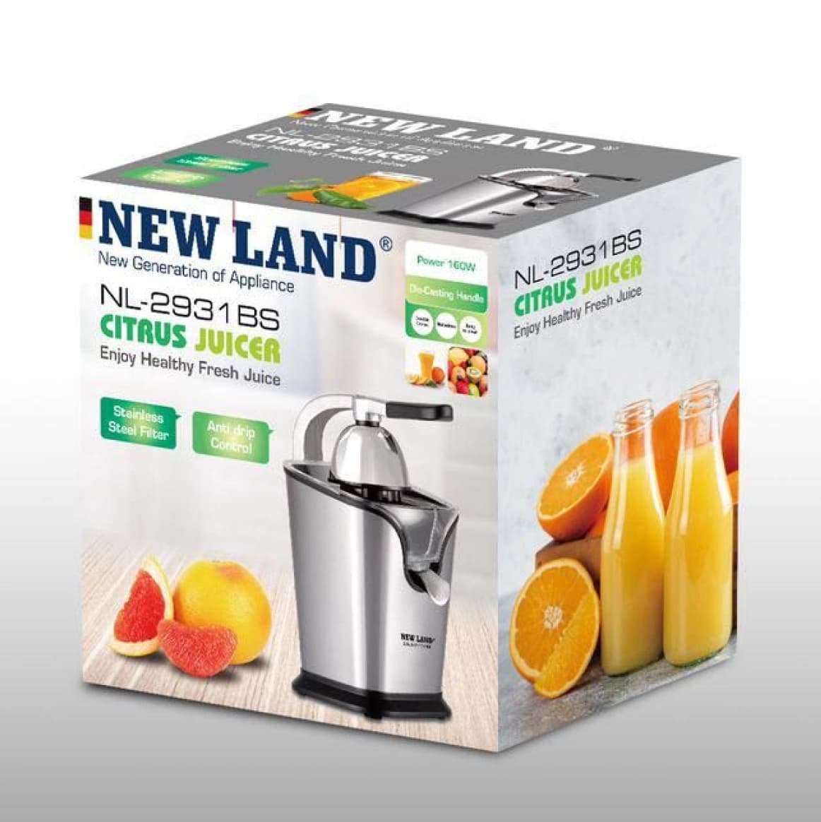 آب مرکبات گیر استیل نیولند مدل NL-2931 آلمانی با گارانتی 2 ساله (اصل) — تصویر ۴