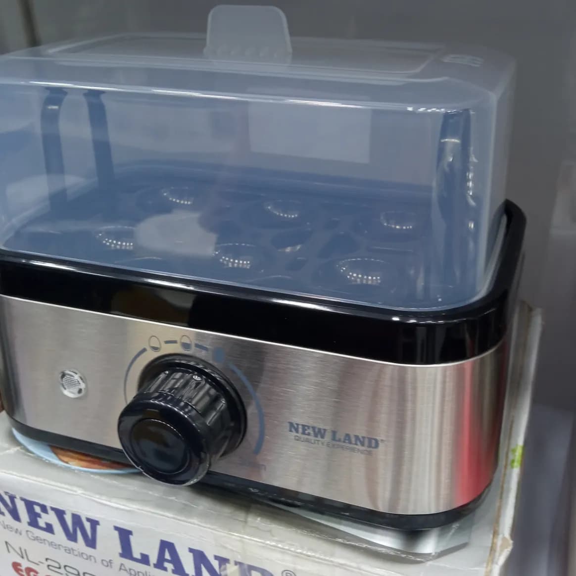تخم مرغ آبپزکن 6تایی نیولند nl2962bs آلمانی با گارانتی 2 ساله — تصویر ۵