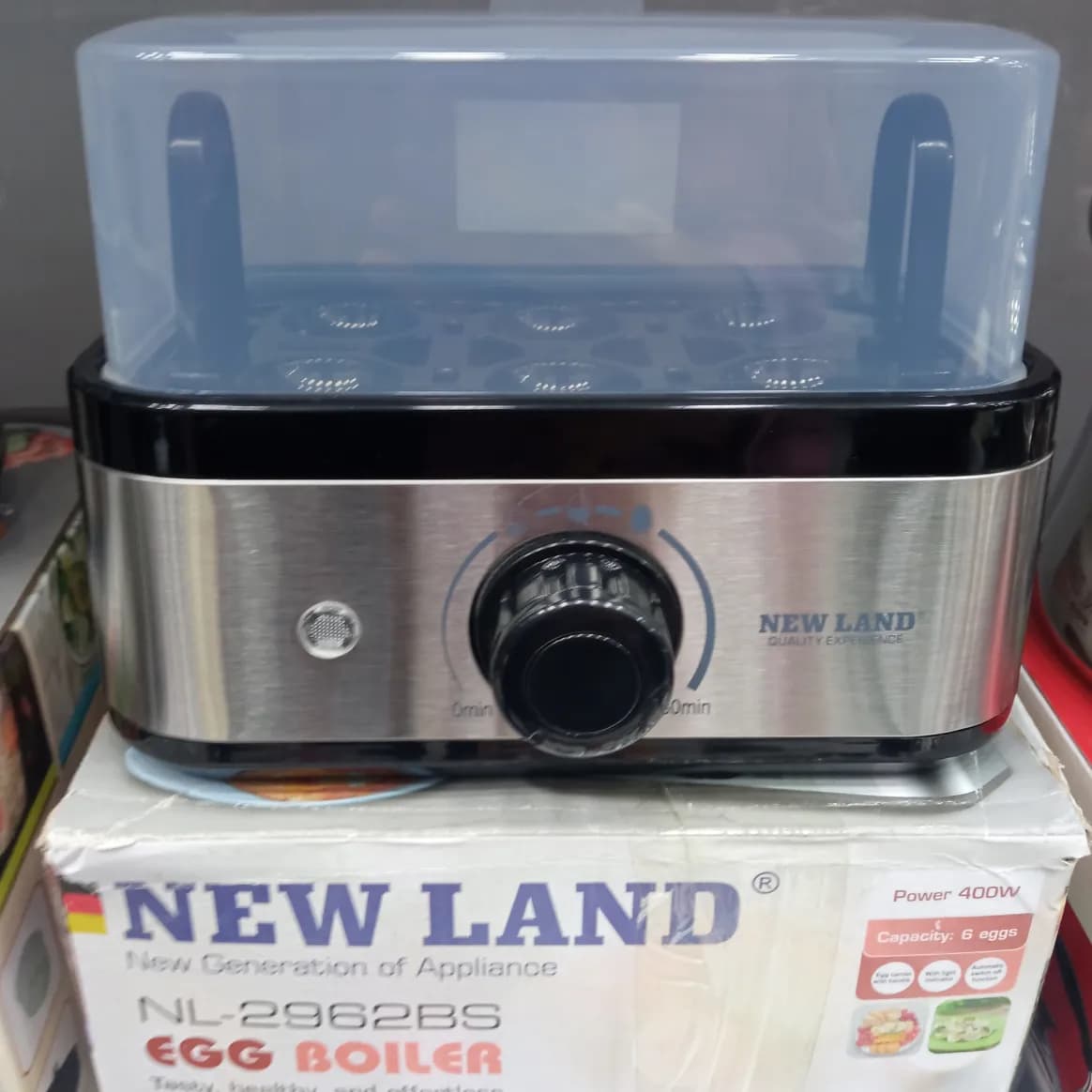 تخم مرغ آبپزکن 6تایی نیولند nl2962bs آلمانی با گارانتی 2 ساله — تصویر ۶
