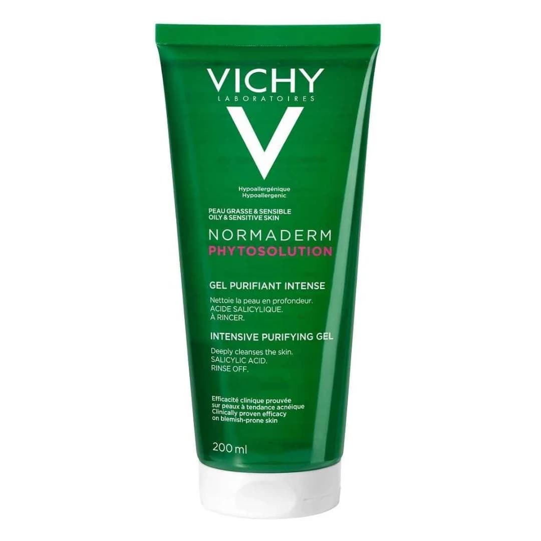 ژل شستشوی ویشی مخصوص پوست چرب و حساس Vichy Normaderm حجم ۲۰۰میل