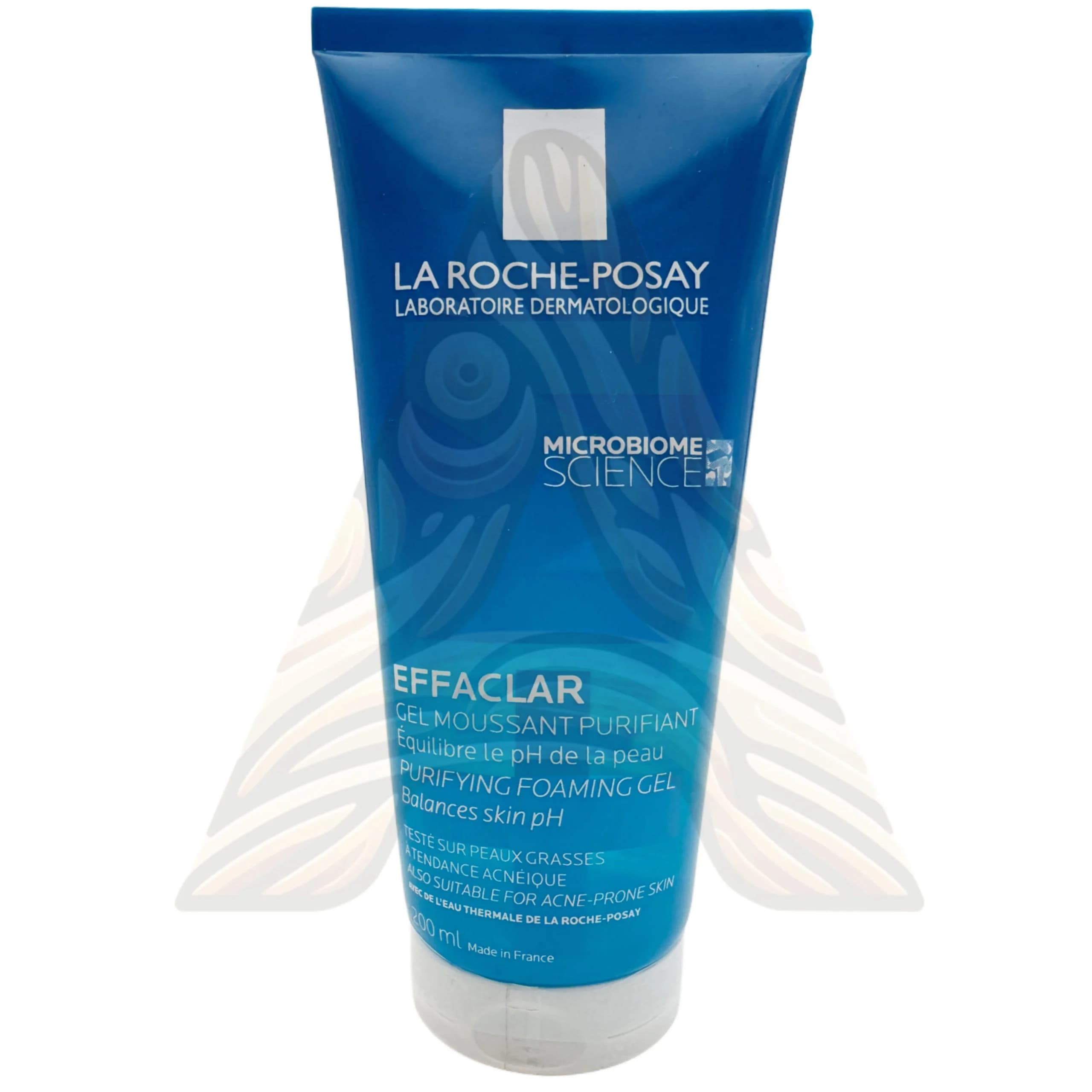 ژل شستشوی پوست چرب و حساس لاروش پوزای مدل افکلار Laroche Posay Effaclar Foaming Gel 200ml — تصویر ۲