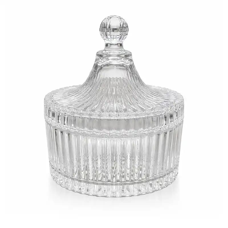 قندان بلور طرح شیاردار کلاسیک سری Refined