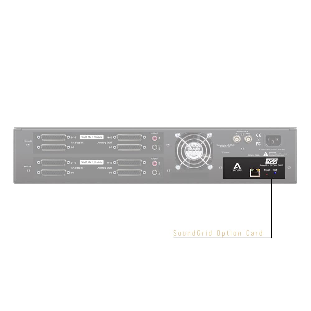 آپشن کارت Apogee Symphony I/O MKII Sound Grid — تصویر ۴