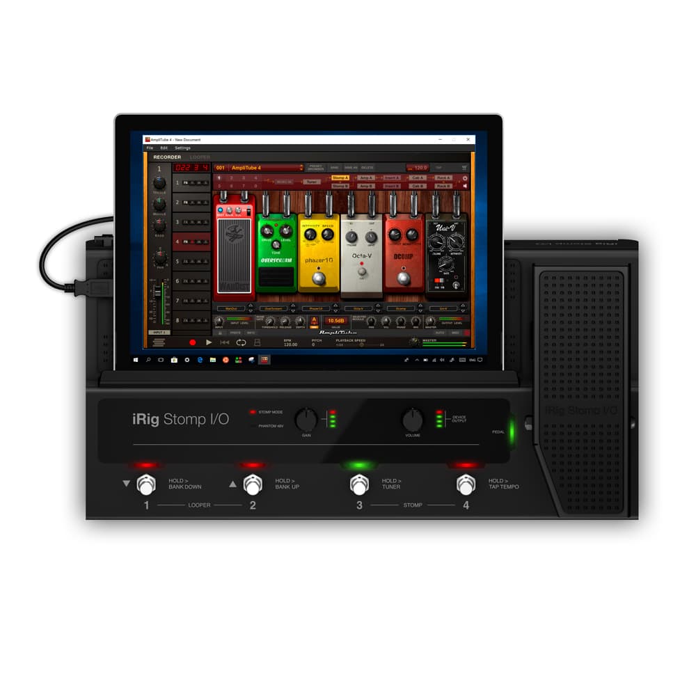 کارت صدا و پدال کنترلر iK Multimedia iRig STOMP I/O — تصویر ۷