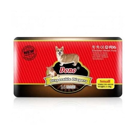 پوشک سگ و گربه ماده 16Diapers Dono Small