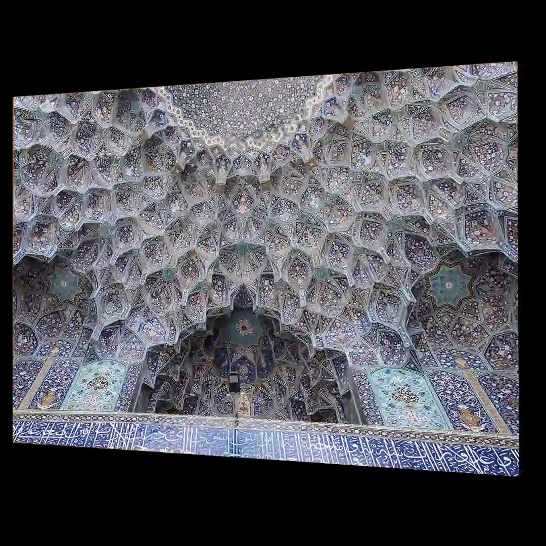 تابلو شاسی مقرنس مسجد شیخ لطف الله مدل P10