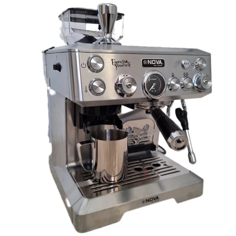 اسپرسوساز نوا مدل Nova NCM-165EXPGR نیمه صنعتی 2500 وات 2.7 لیتر — تصویر ۴