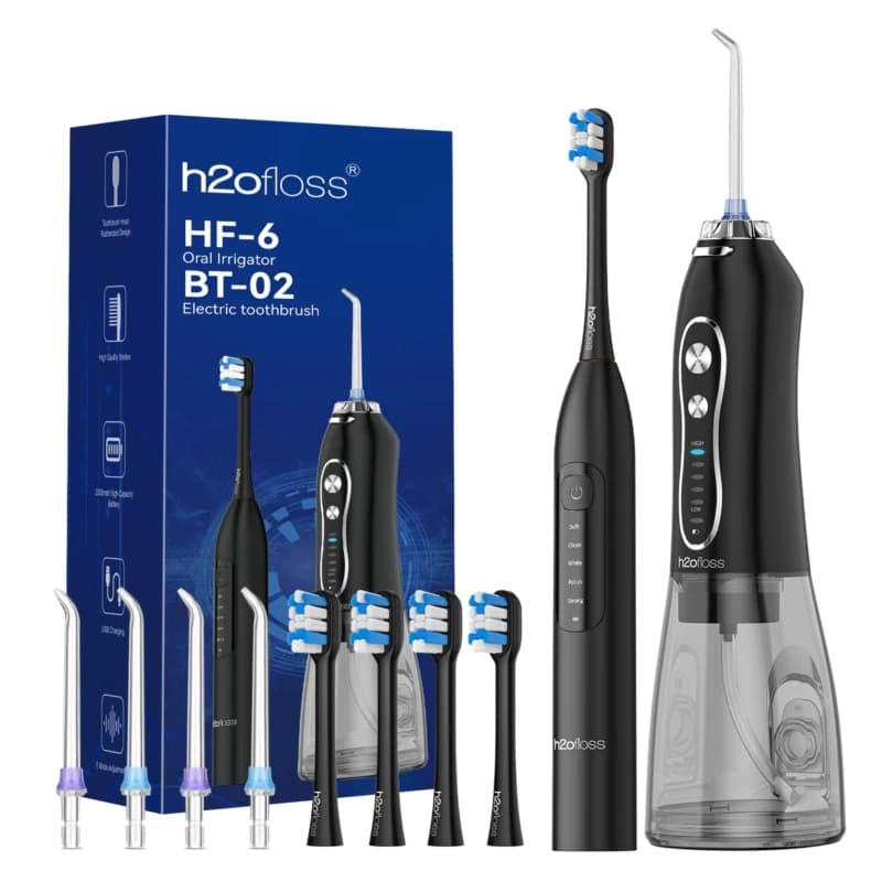 پک واترجت و مسواک برقی H2ofloss HF-6 BT-02 اصل