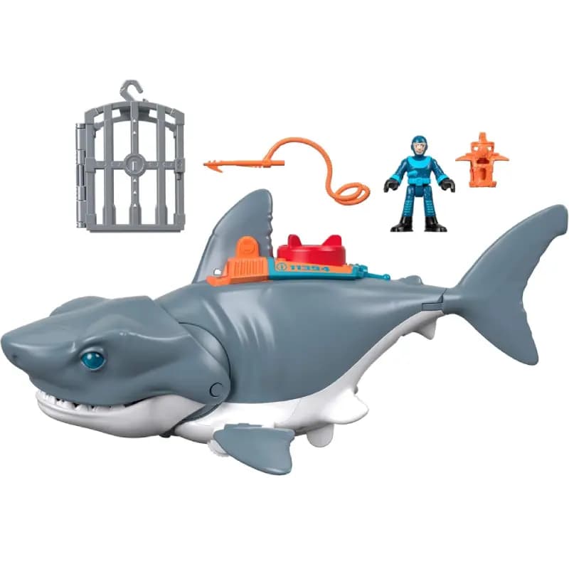 ست بازی کوسه متحرک Imaginext — تصویر ۴