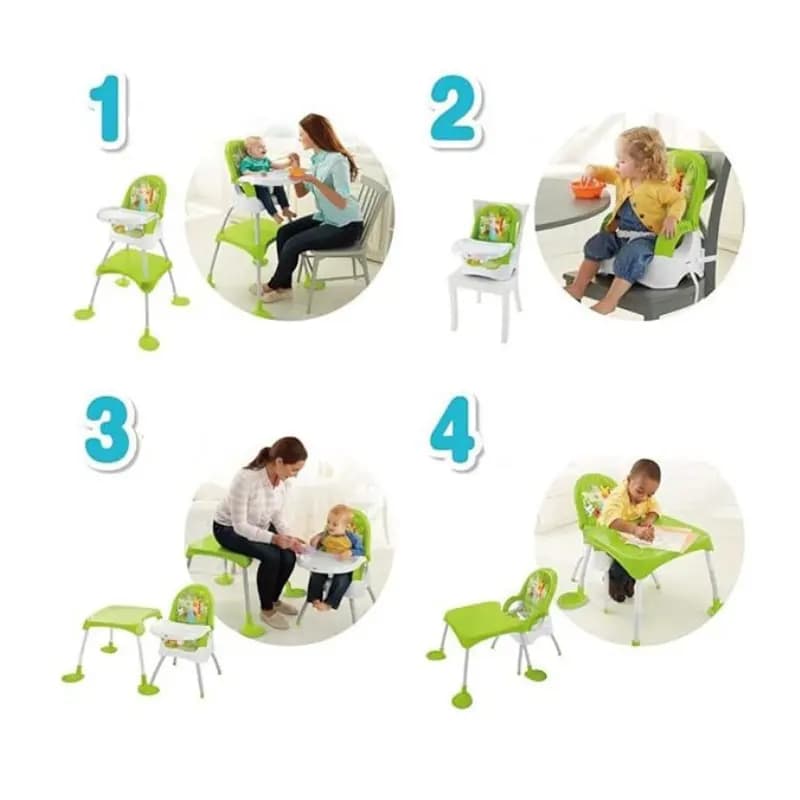 صندلی غذاخوری 4 کاره نوزادی برند Fisher Price — تصویر ۲