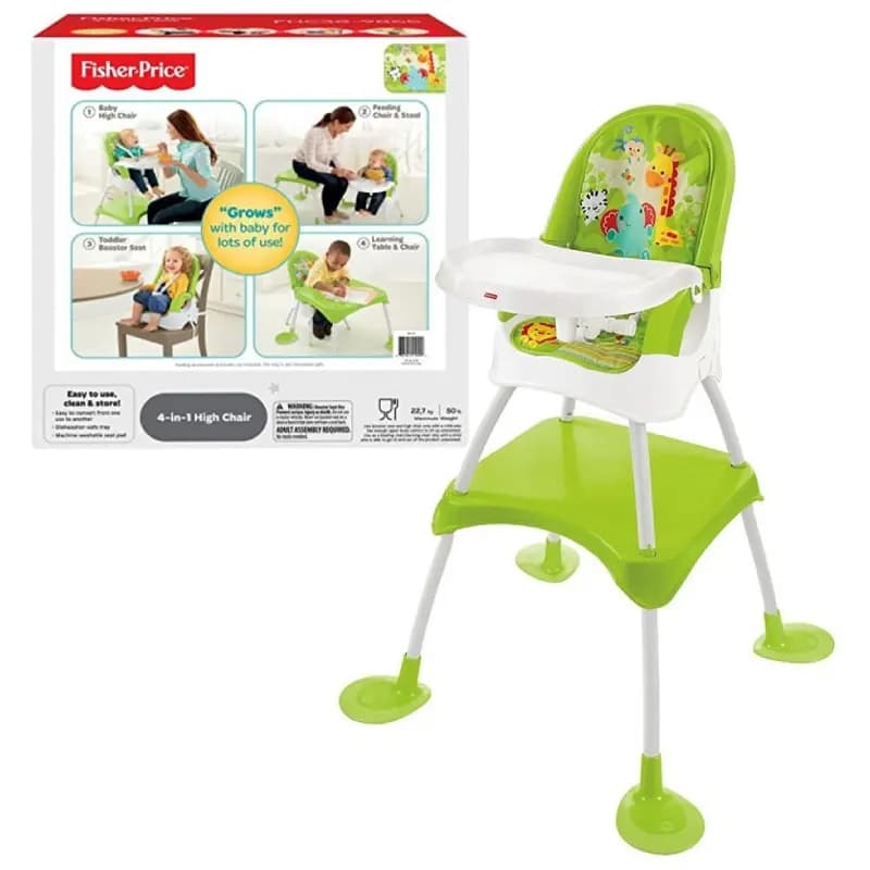 صندلی غذاخوری 4 کاره نوزادی برند Fisher Price