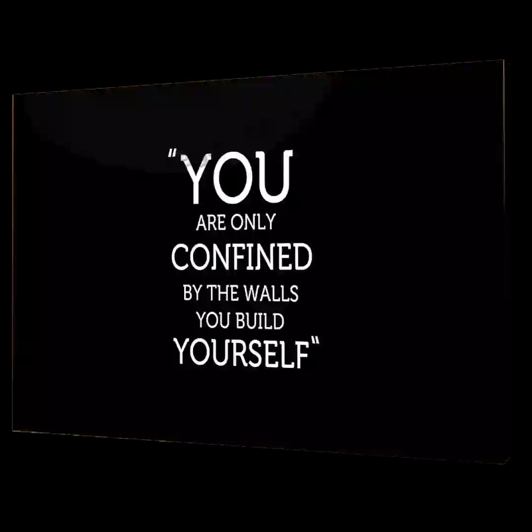 تابلو شاسی YOU ARE ONLY CONFINED مدل AL2