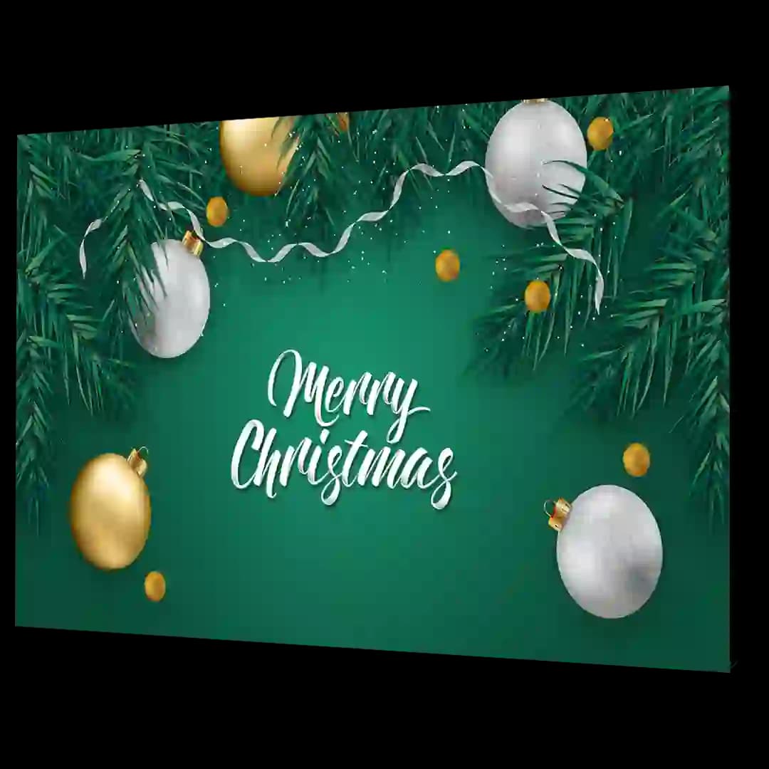 تابلو شاسی Merry christmas مدل AK15