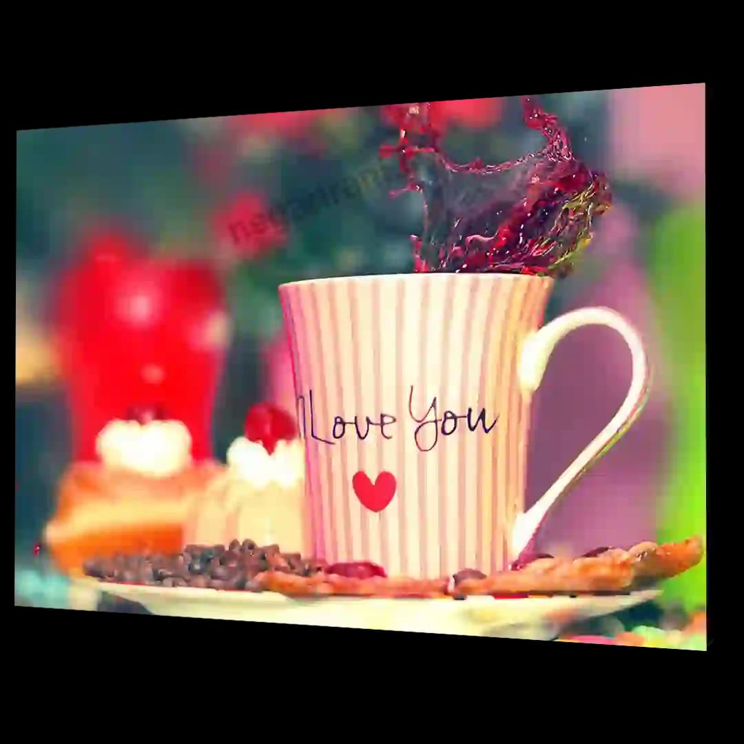 تابلو شاسی I LOVE YOU مدل AH17