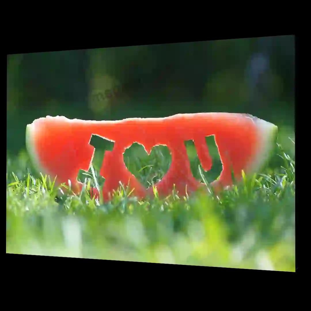 تابلو شاسی عشق هندوانه مدل AH13