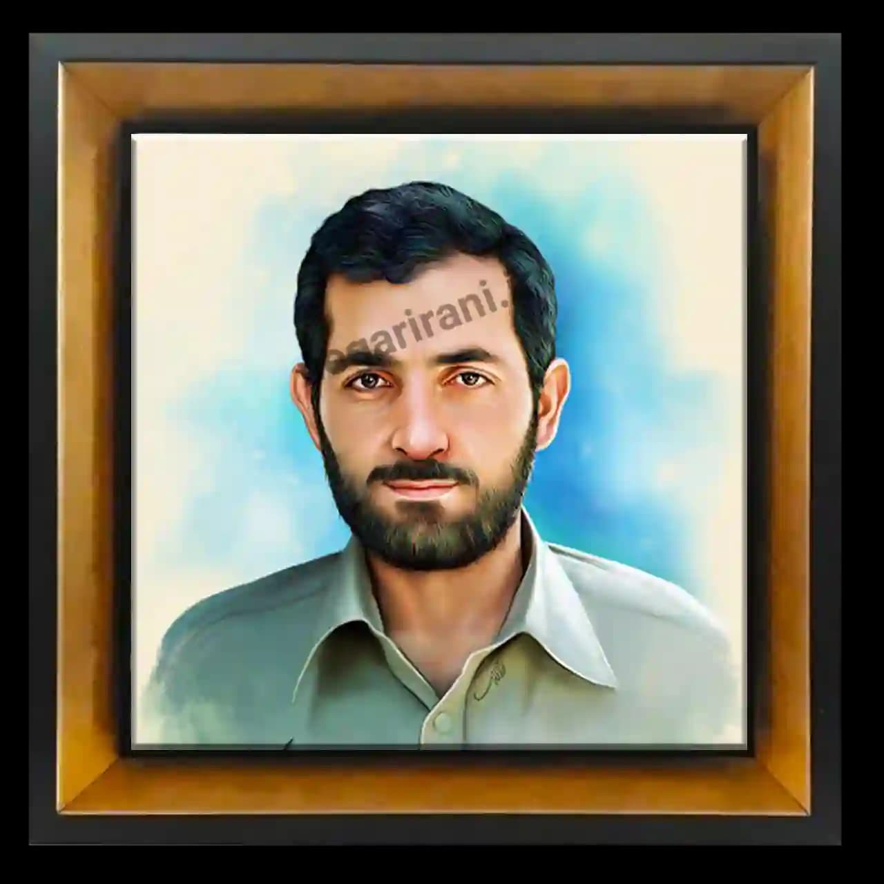 تابلو کاشی شهید باکری مدل 2Z22